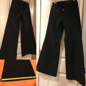 Kitson black flare jeans